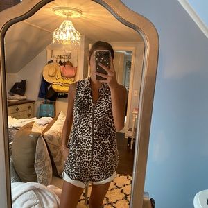 One teaspoon Leopard romper never worn!!